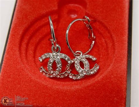 chanel earrings replica ebay uk|chanel knockoff earrings.